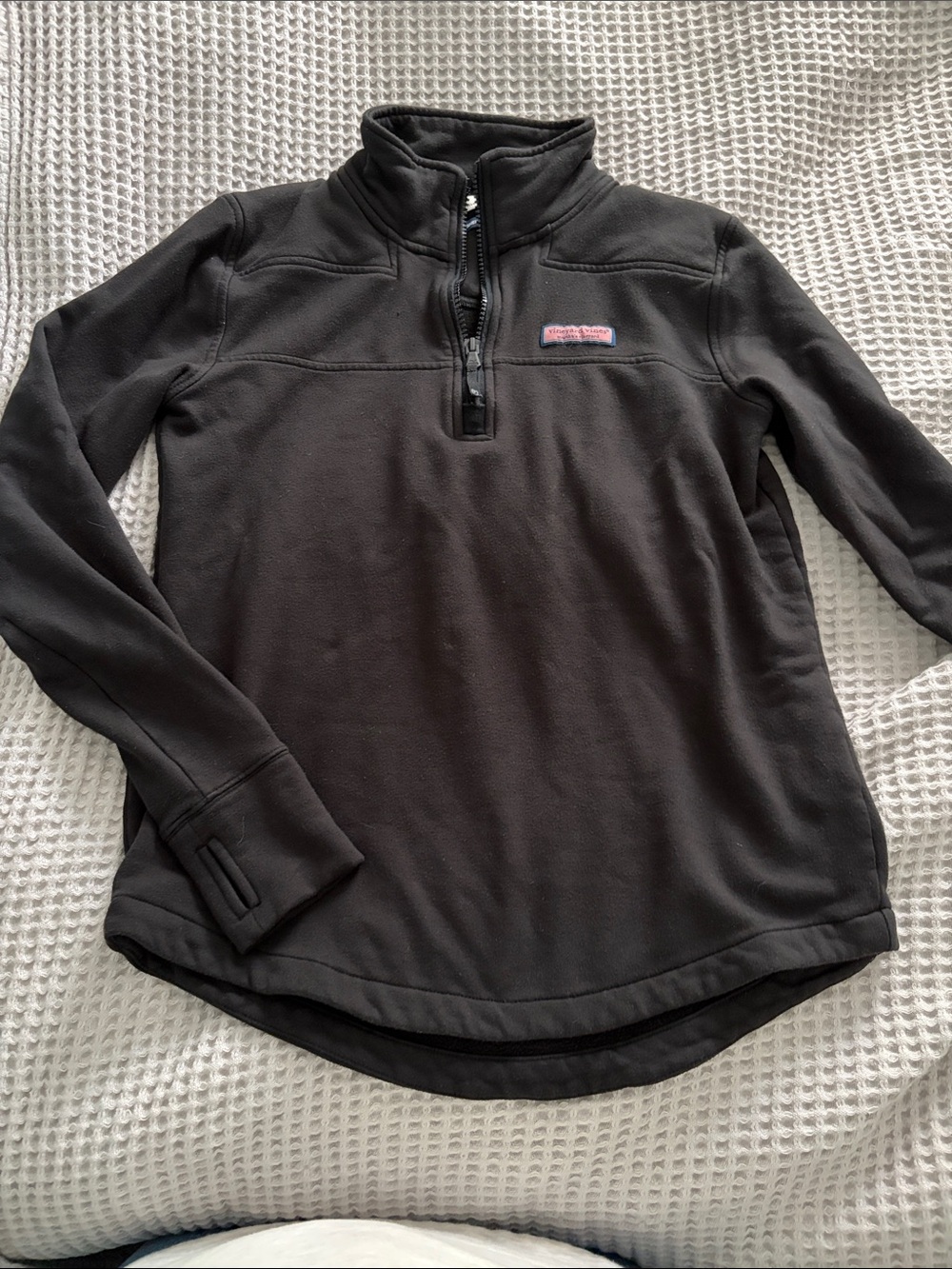 Vineyard Vines Shep Shirt - 1/4 zip black